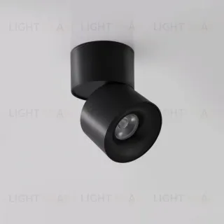 Накладной спот iLedex Metrica 115-12W-D70-4K-55DG-BK
