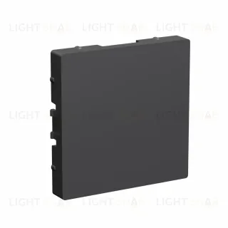Заглушка без суппорта для многопостовых рамок Systeme Electric AtlasDesign Базальт ATN001409