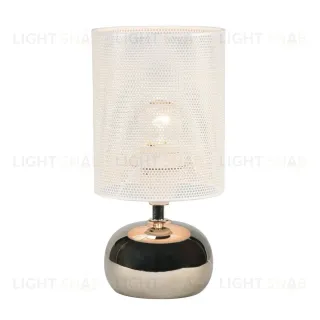 Настольная лампа Uniel UML-B307 E14 SILVER/WHITE UL-00012423