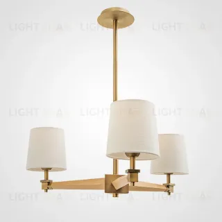 Люстра на штанге ImperiumLoft Stavra Jorgenson White/Light Wood 203578-26