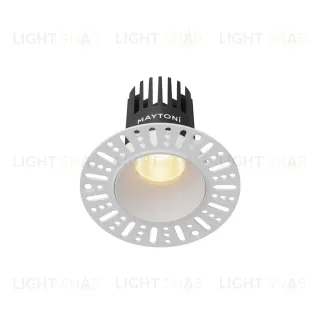 Встраиваемый светильник Maytoni Dip DL119-10W-2.7K-TRS-W