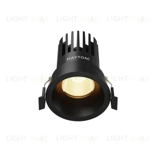 Встраиваемый светильник Maytoni Dip DL117-15W-2.7K-B