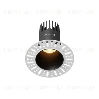 Встраиваемый светильник Maytoni Dip DL120-10W-2.7K-TRS-B