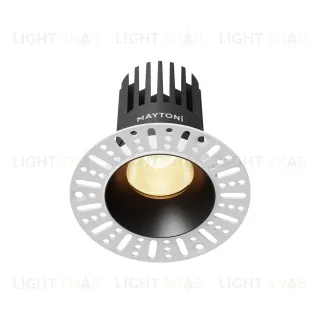 Встраиваемый светильник Maytoni Dip DL121-15W-2.7K-TRS-B
