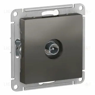 Розетка TV оконечная 1DB Systeme Electric AtlasDesign Сталь ATN000991