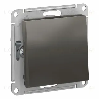 Переключатель 1-клавишный, сх.6, 10АХ Systeme Electric AtlasDesign Сталь ATN000961