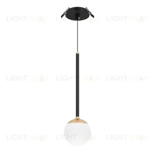 Подвесной светильник Arlight SP-BEADS-HANG-BUILT-T-R100-8W Warm3000 (BK-GD, 180 deg, 230V) 056420