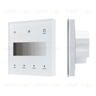 Сенсорная панель Arlight SMART-DALI-301-11-1G-4SC-DIM-IN White (BUS/24V, Touch, 2.4G) 046549