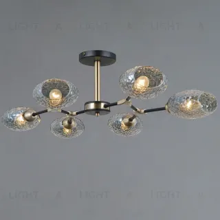 Люстра на штанге Illumico IL0272-6CSQ-25 BK AB TRENTO
