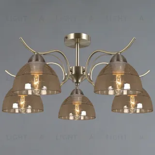 Люстра на штанге Illumico IL0733-5CSQ-25 AB AREZZO