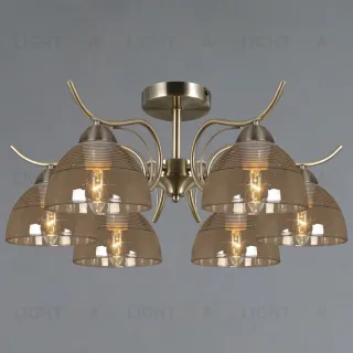 Люстра на штанге Illumico IL0733-6CSQ-25 AB AREZZO