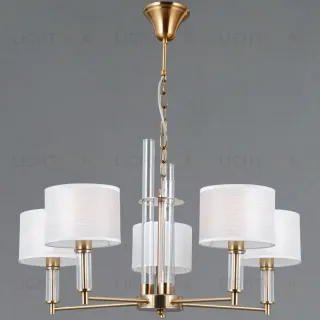 Подвесная люстра Illumico IL0755-5PSQ-25 BRASS GENOA