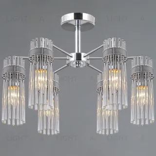 Люстра на штанге Illumico IL0761-6CSQ-25 CR GENOA