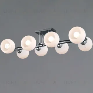 Потолочная люстра Illumico IL0791-8CSQ-25 BK CR TRENTO