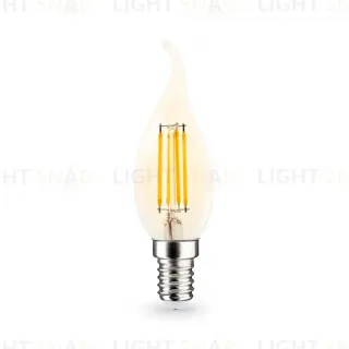 Филаментная светодиодная лампа Ambrella Light Bulbing E14 11W 2700K свеча на ветру 351123