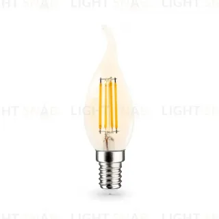 Филаментная светодиодная лампа Ambrella Light Bulbing E14 15W 2700K свеча на ветру 351523