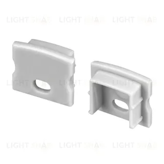 Заглушка Arlight LINE-1715 SILVER с отверстием 054382