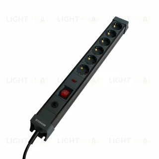 Сетевой фильтр 6-местный с/з Stekker Techno HM22-61-03 50160