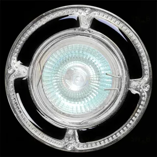 Встраиваемый светильник Reluce 01019-9.0-001AK MR16 BK+CR
