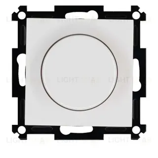 Универсальный диммер 3-500 Вт Led 3-250Вт HV - 500Вт с накладкой белый Jasmart G4012W-500RV