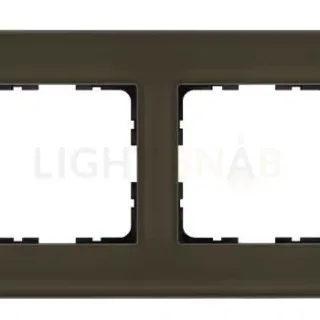 Рамка 4-постовая стекло цвет Каперсовый Jasmart G1004GT