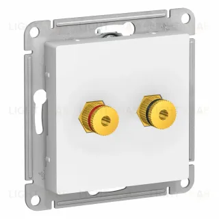 Аудиорозетка двухместная Systeme Electric AtlasDesign ATN000187