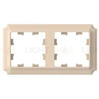 Рамка 2-ая, универсальная Systeme Electric AtlasDesign Antique Песочный ATN101202