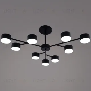 Люстра на штанге Reluce 03726-0.3-09 BK GX53
