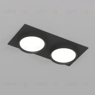 Встраиваемый светильник Denkirs Flat DK2092-BK