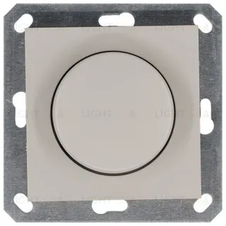 Диммер с накладкой 30-400W, 1gang 2way, цвет Тауп Jasmart G4012T