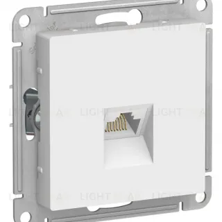 Розетка компьютерная RJ45, кат. 6A, Systeme Electric AtlasDesign Лотос ATN001386
