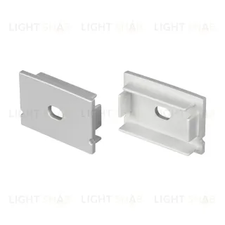 Заглушка Arlight LINE-3020 SILVER с отверстием 057058