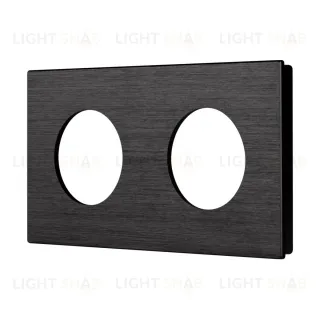 Рамка 2-местная алюминиевая Arlight FRM-PRESTO-ALR-2-BK 043875