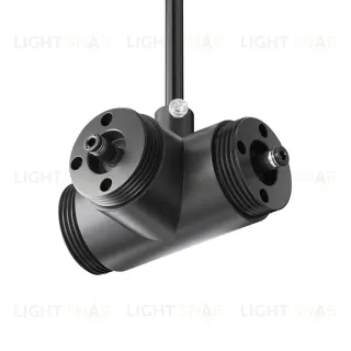 T-образный плоский коннектор с вводом питания Maytoni Shelf CA015TC-P-B