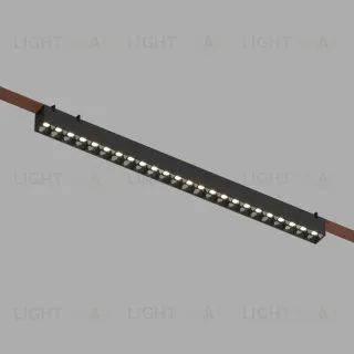 Трековый однофазный светильник Denkirs Belty grill DK5672-BK