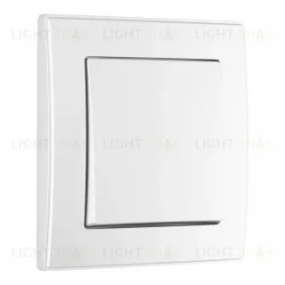 Выключатель одноклавишный Arte Milano SET06-1-30-1 silver