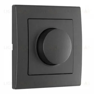 Диммер с рамкой Arte Milano SET06-1-48-1 black