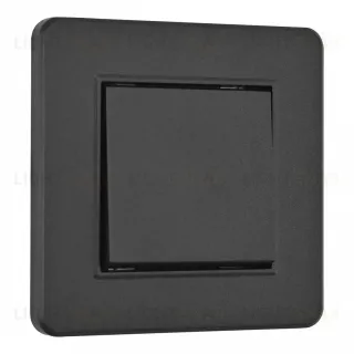 Выключатель одноклавишный Arte Milano SET16-1-30-1 black
