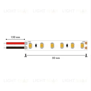 Светодиодная лента Favourite 24В SMD2835 9,6Вт/м 3000K 5м IP20 2001-31020