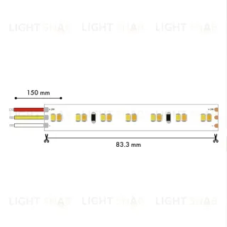 Светодиодная лента Favourite 24В SMD2835 19,8Вт/м 6500K 5м IP65 2001-62065