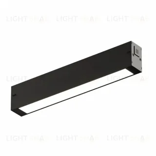 Трековый однофазный светильник AM Group Plain Opal AM583 9W 3000K BK