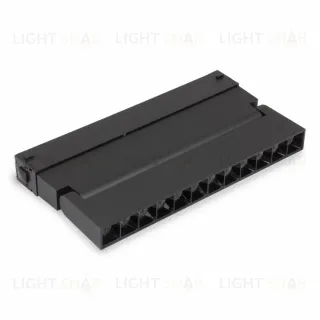 Трековый однофазный светильник AM Group Plain Opal AM591 9W 3000K BK