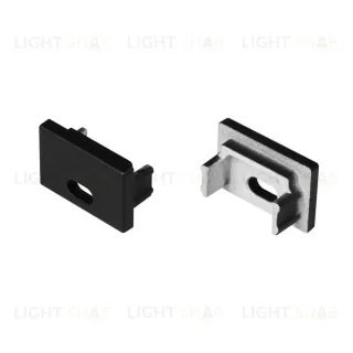 Заглушка Arlight SL-SLIM15-H10 BLACK с отверстием 058492