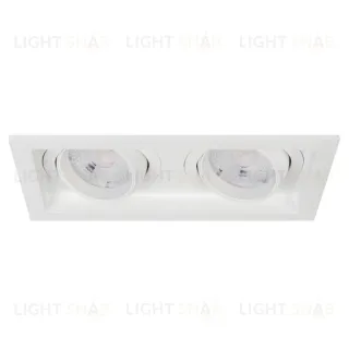 Встраиваемый светильник Arlight MS-VORTEX-BUILT-S170x90-2x12W Day4000 (WH-WH, 20 deg, 230V) 057770