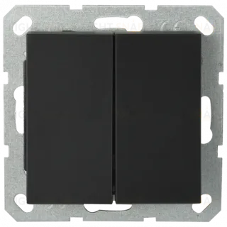 Переключатель 2-клавишный перекрестный Jasmart G3014PB