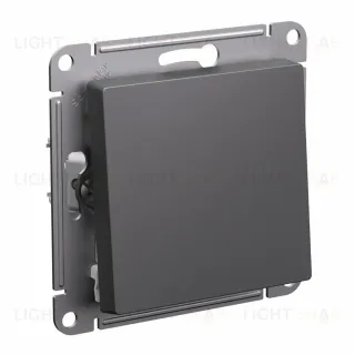 Выключатель с самовозвратом, сх.1, 10АХ Systeme Electric AtlasDesign Базальт ATN001415