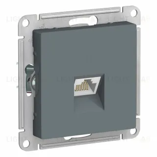 Розетка компьютерная RJ45 кат. 6A Systeme Electric AtlasDesign Грифель ATN000786 ATN000786