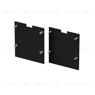Комплект заглушек для профиля 50×50 2шт Maytoni Led Strip ALM-5050T-B-EC 642047