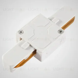 Трековый однофазный прямой соединитель AM Group AM176 WH