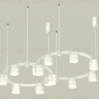 Комплект подвесного светильника Ambrella Light Techno Ring XR92081002 (A9208x2, C9236, C9231, N8402)